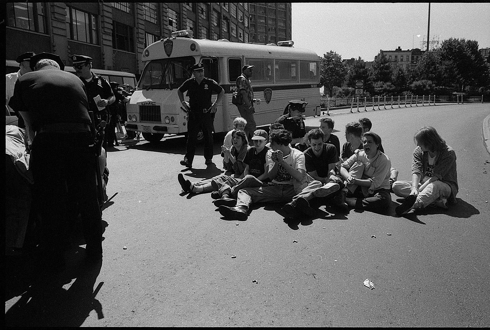 ‘Block the Holland Tunnel’, New York City, July 2, 1992.