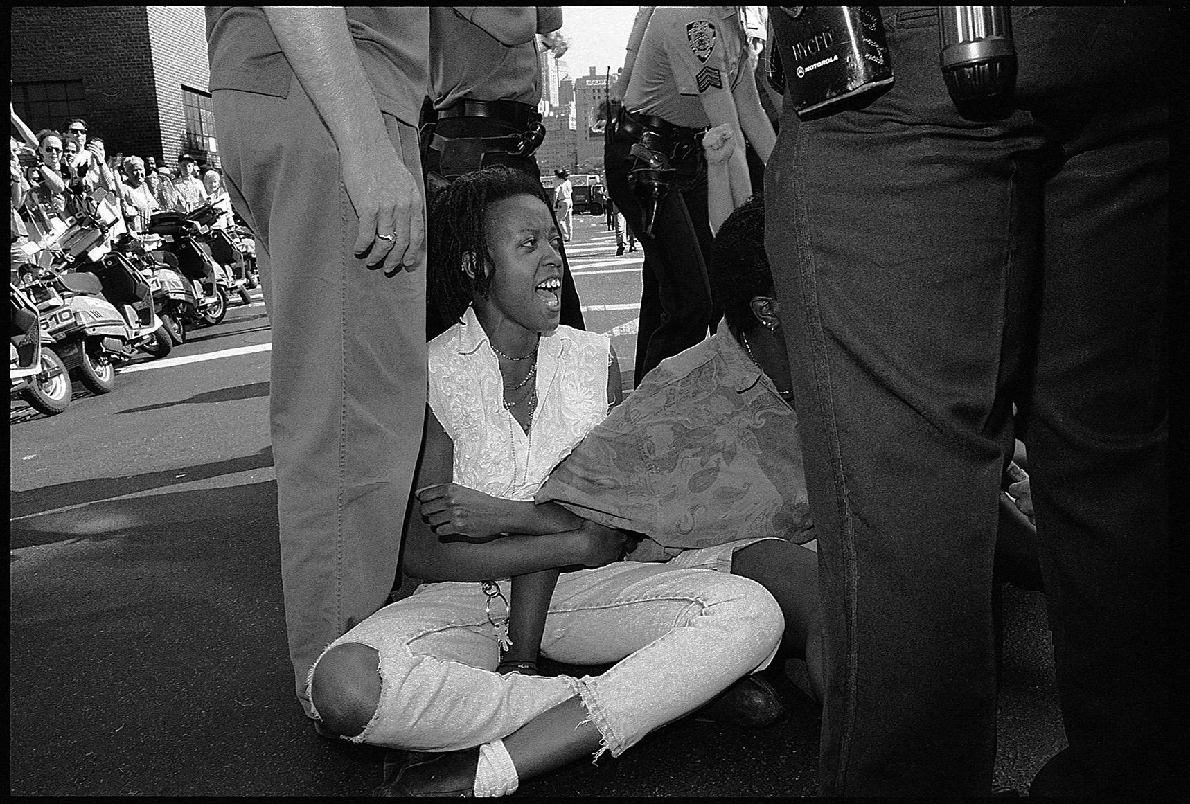 ‘Block the Holland Tunnel’, New York City, July 2, 1992.