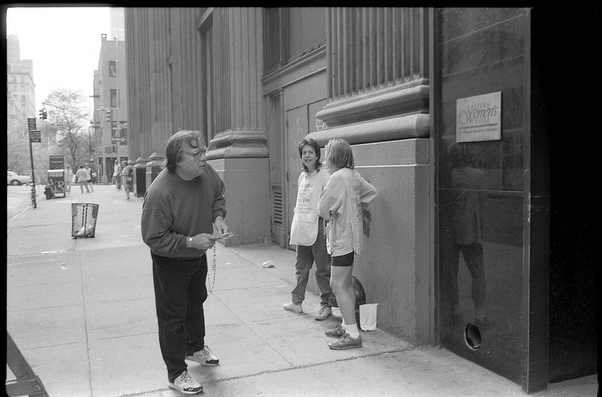 Operation Rescue, Eastern Women’s Clinic, New York City, 1992.